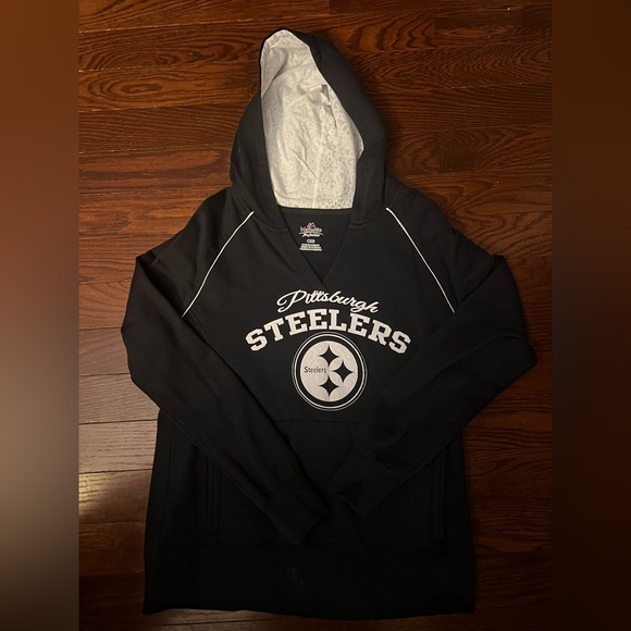 Majestic Women’s Pittsburgh Steelers Hoodie Size Large - Picture 1 of 7